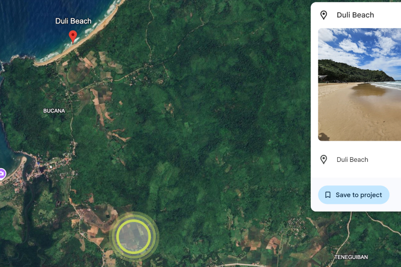 1,000 sqm titled land in Bucana